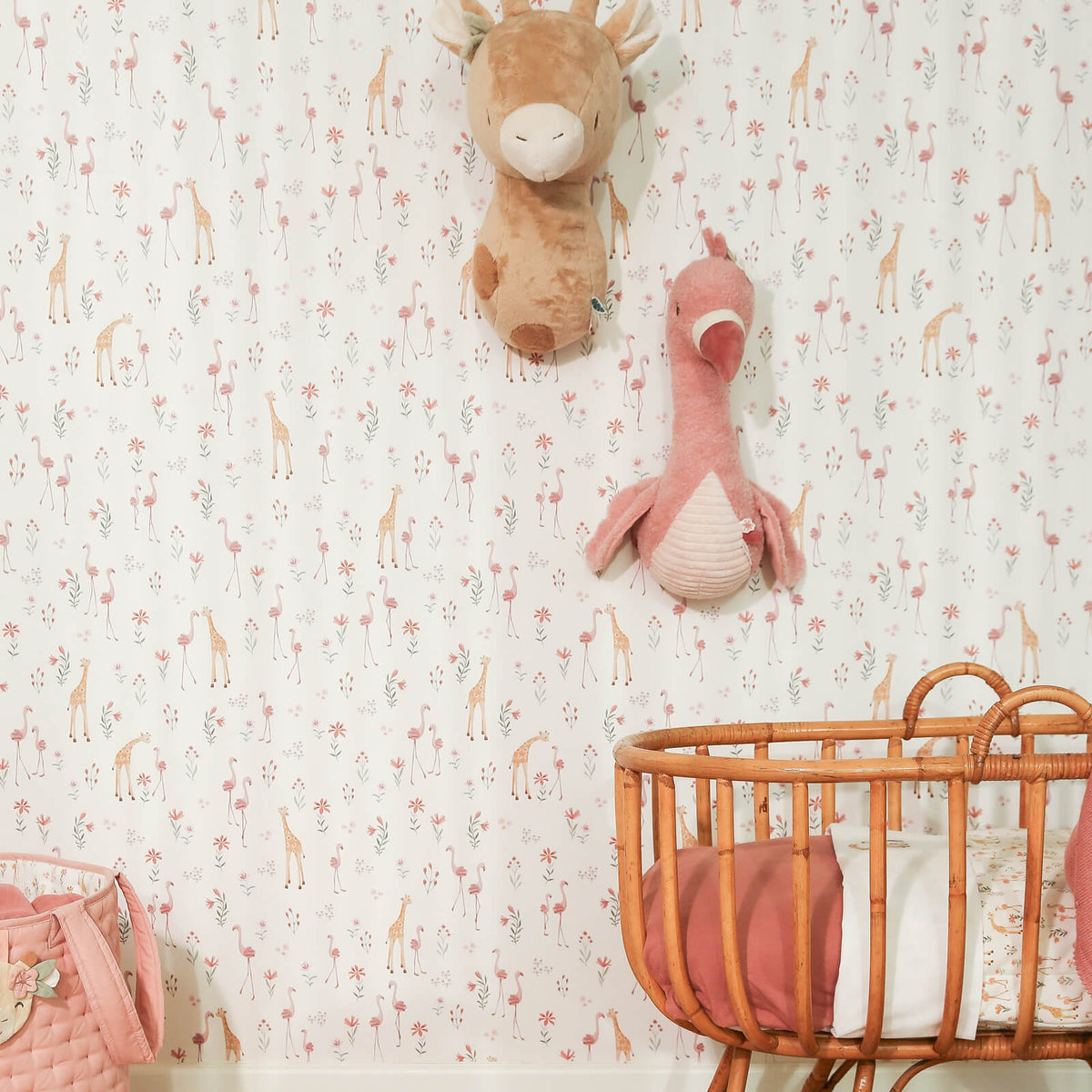 Wall Decoration Animal Head - Flamingo