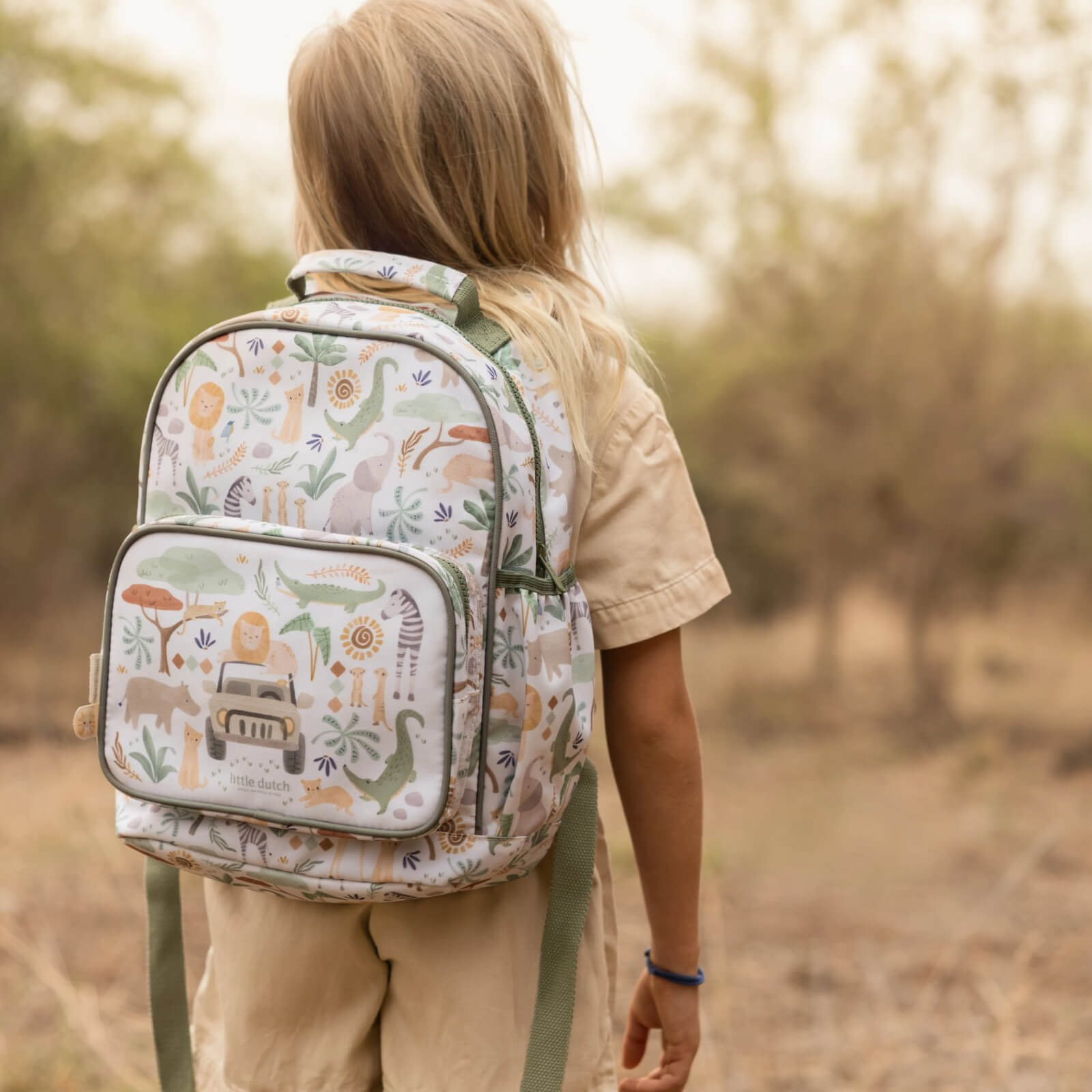 Large Backpack - Safari Friends