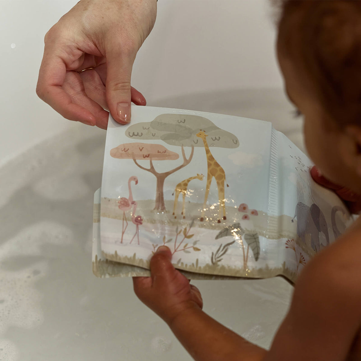 Bath Book - Safari Friends