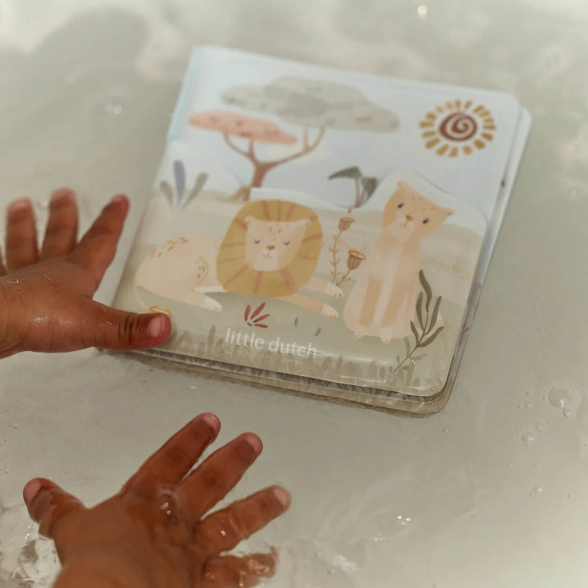 Bath Book - Safari Friends