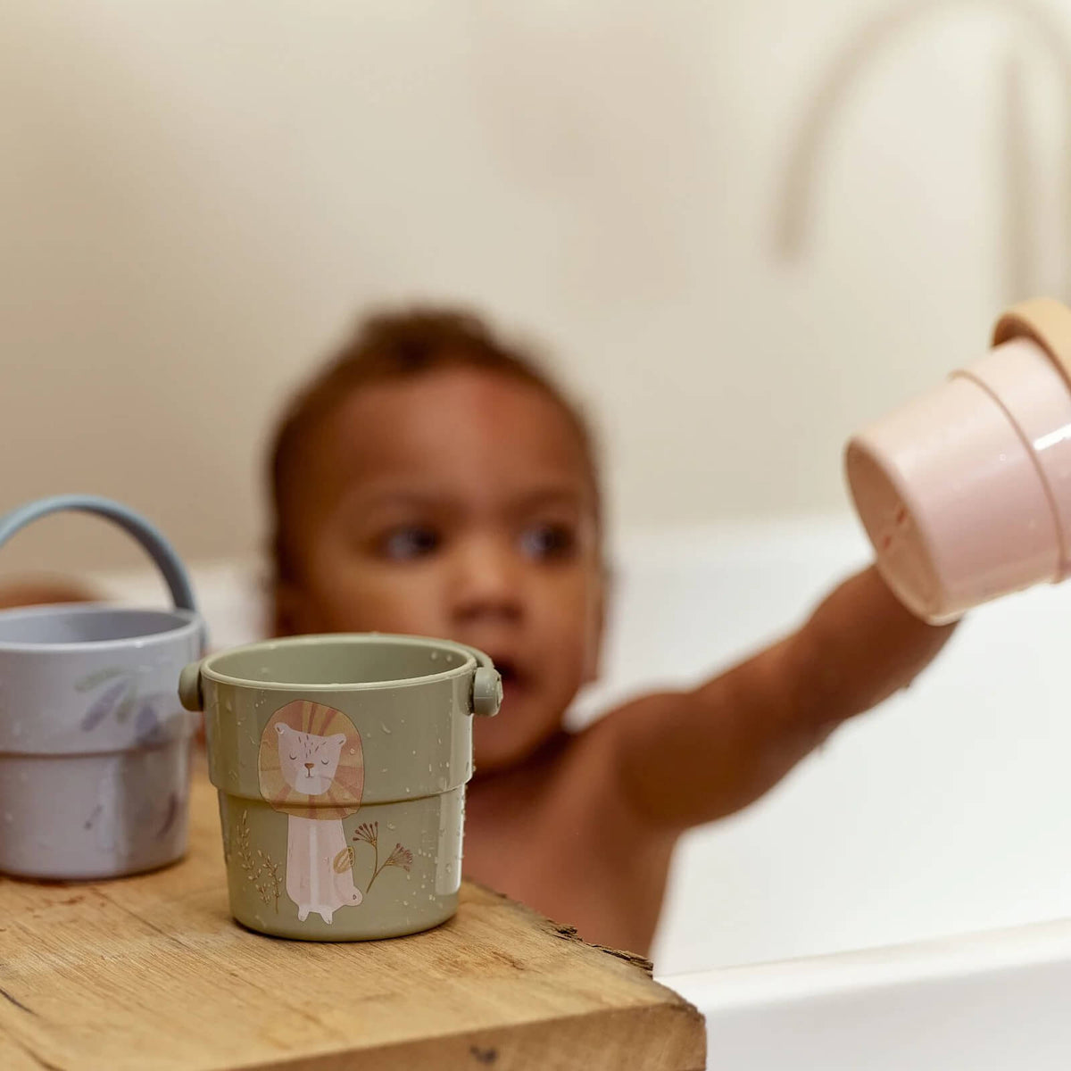 Bath Cups - Safari Friends