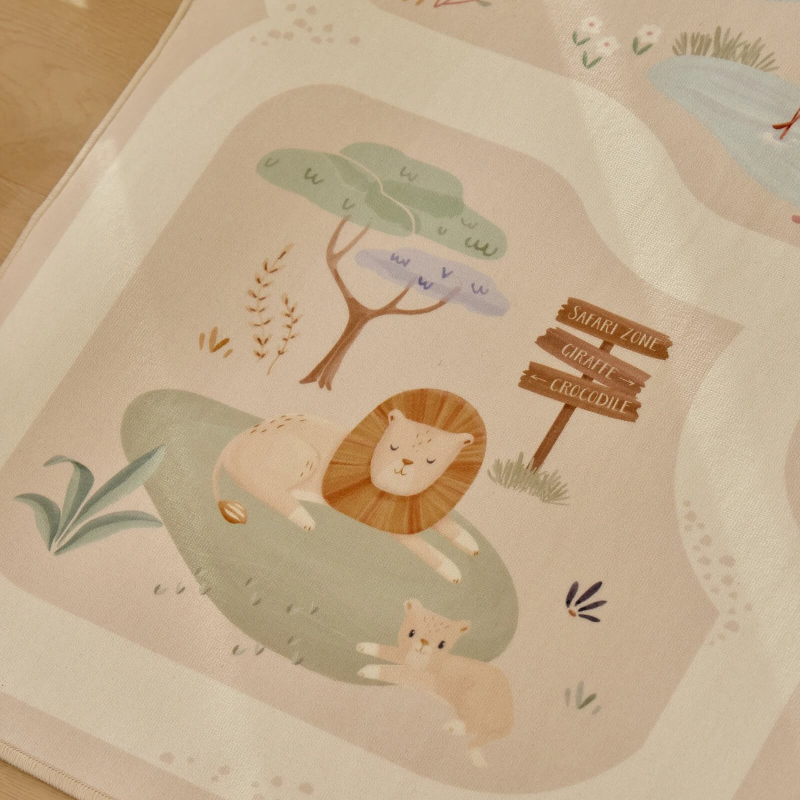 Car Play Mat - Safari Friends