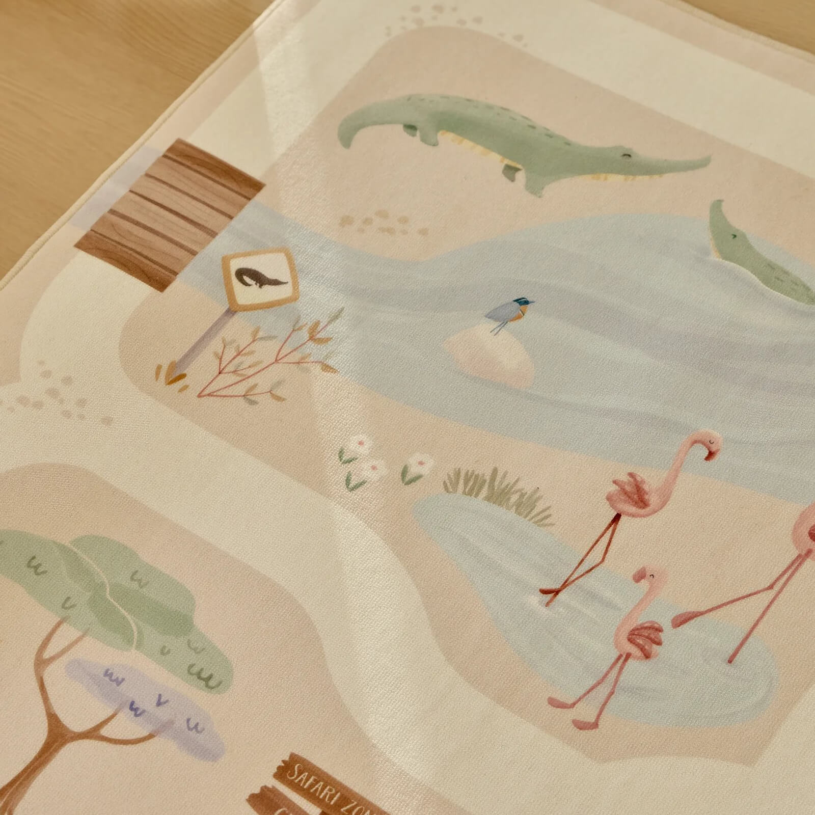 Car Play Mat - Safari Friends