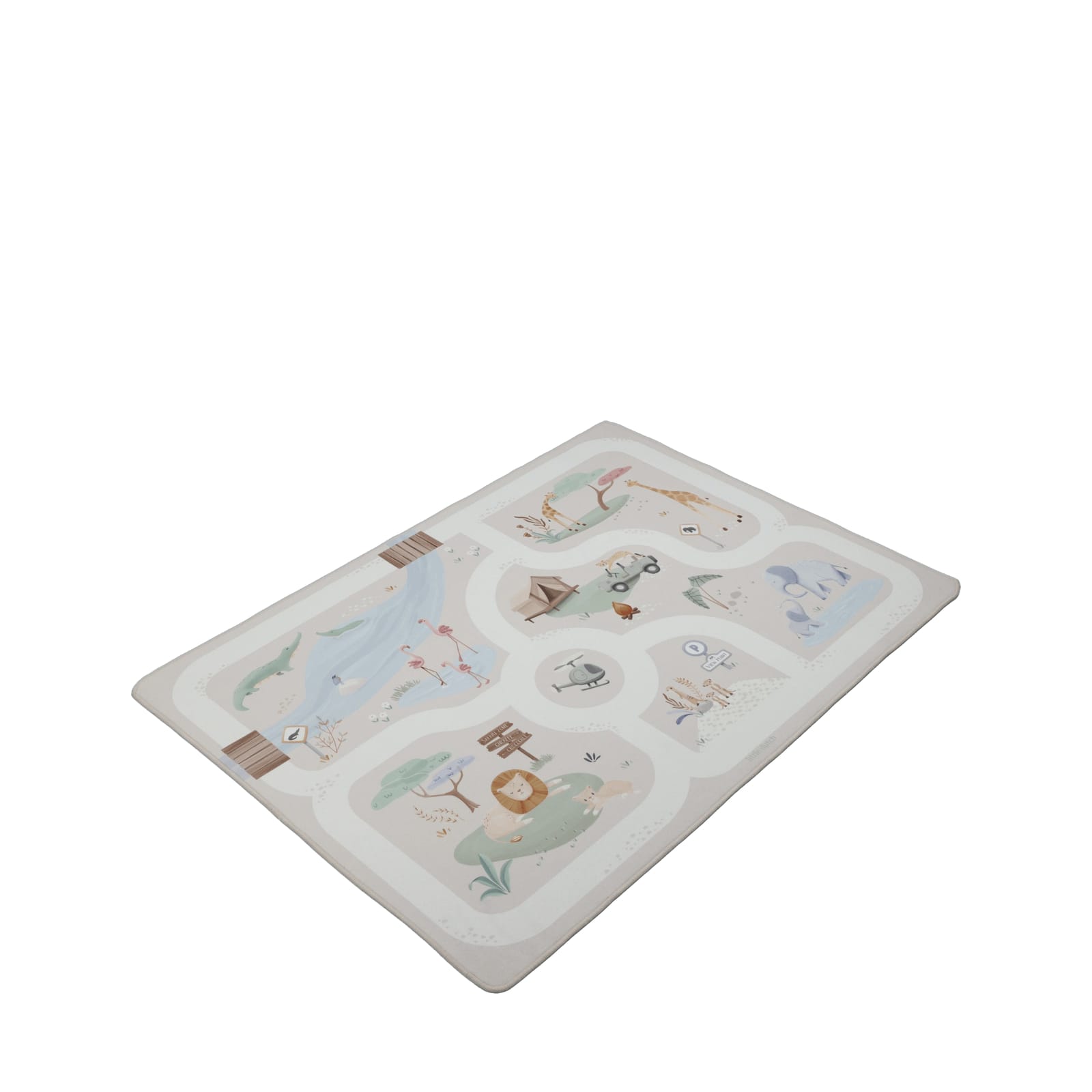 Car Play Mat - Safari Friends