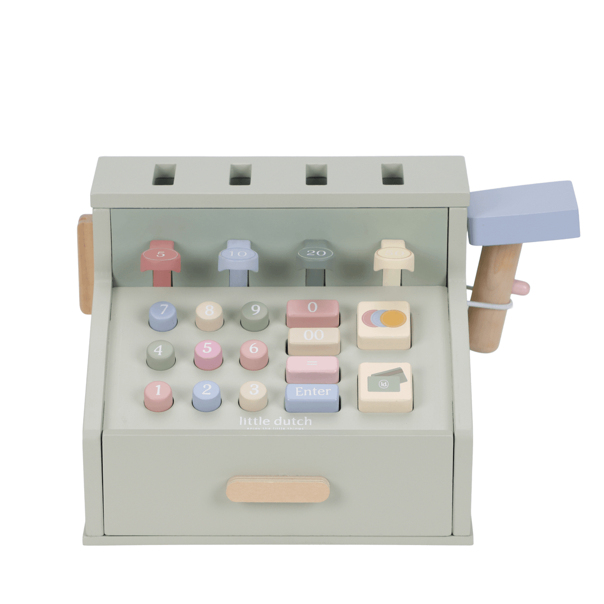 Wooden Cash Register and Accessories