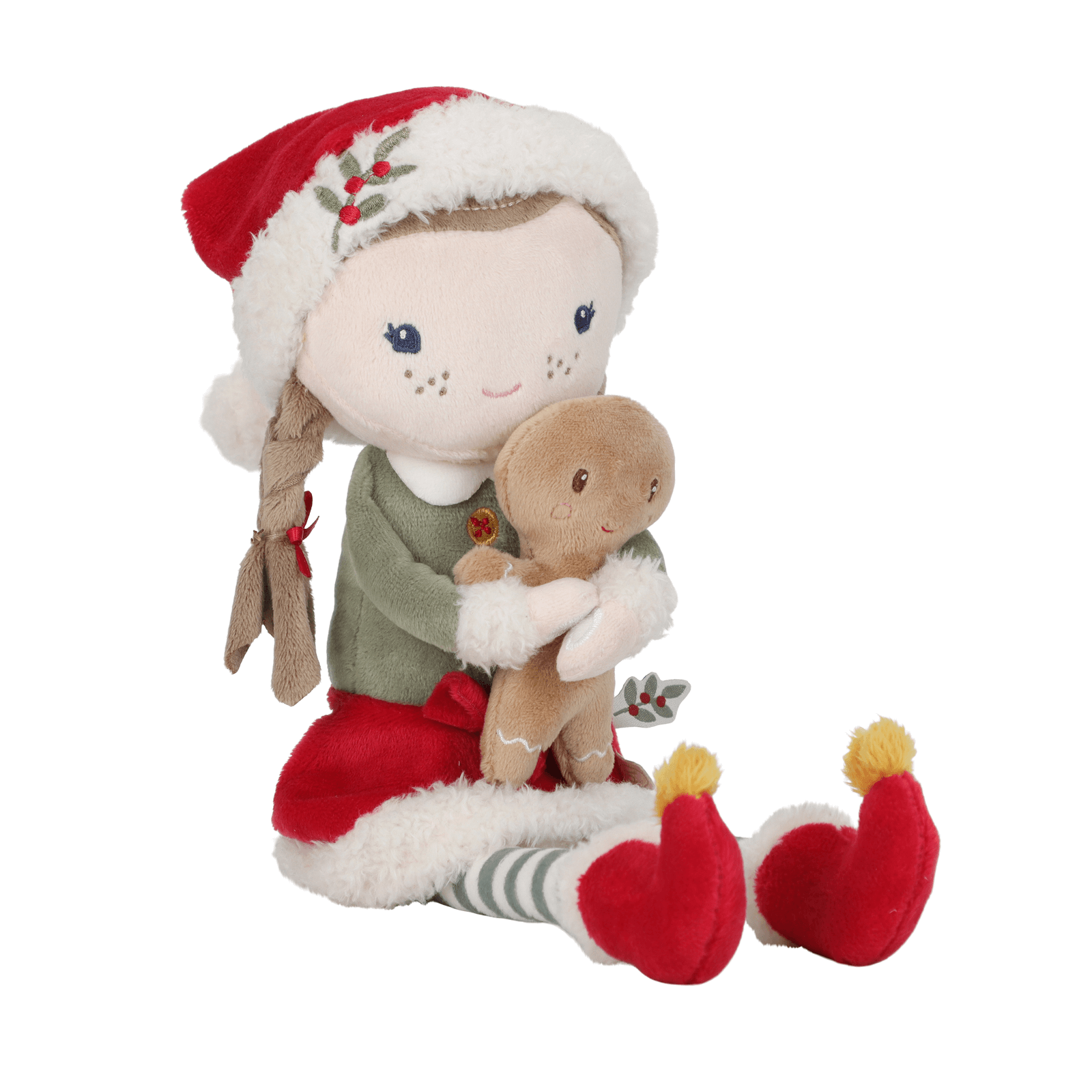 Soft Cuddle Doll Christmas Rosa 35 cm