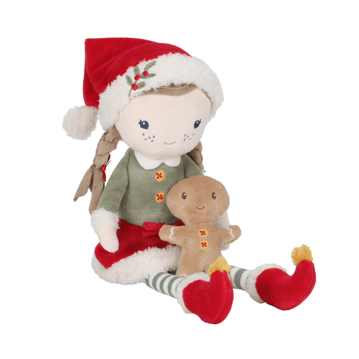 Soft Cuddle Doll Christmas Rosa 35 cm