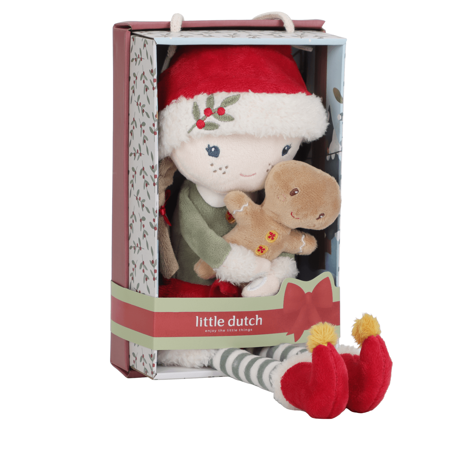 Soft Cuddle Doll Christmas Rosa 35 cm