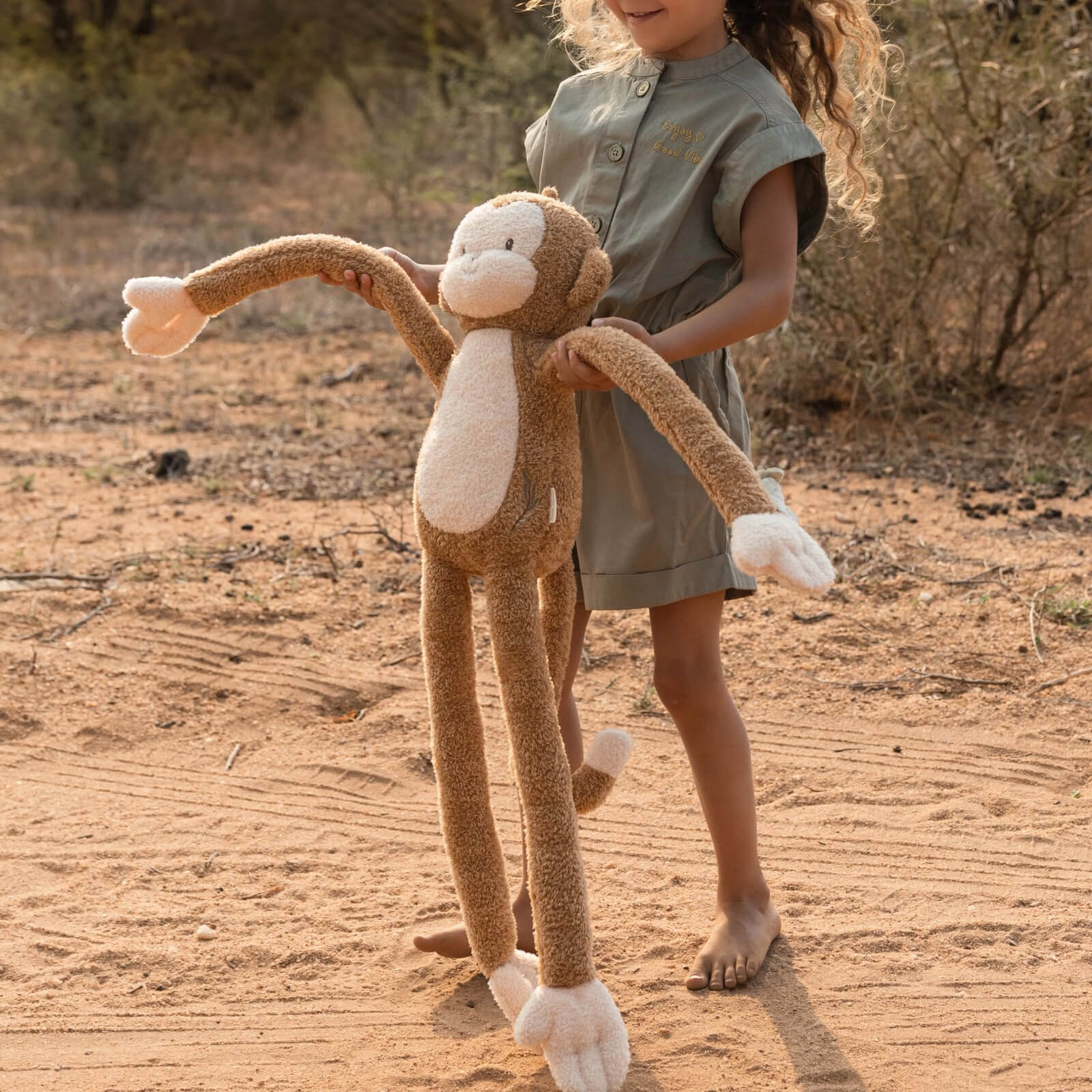 Soft Cuddle Toy 80cm - Monkey