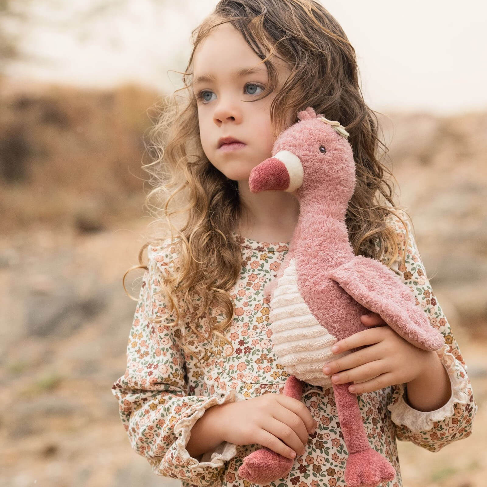 Soft Cuddle Toy 38cm - Flamingo