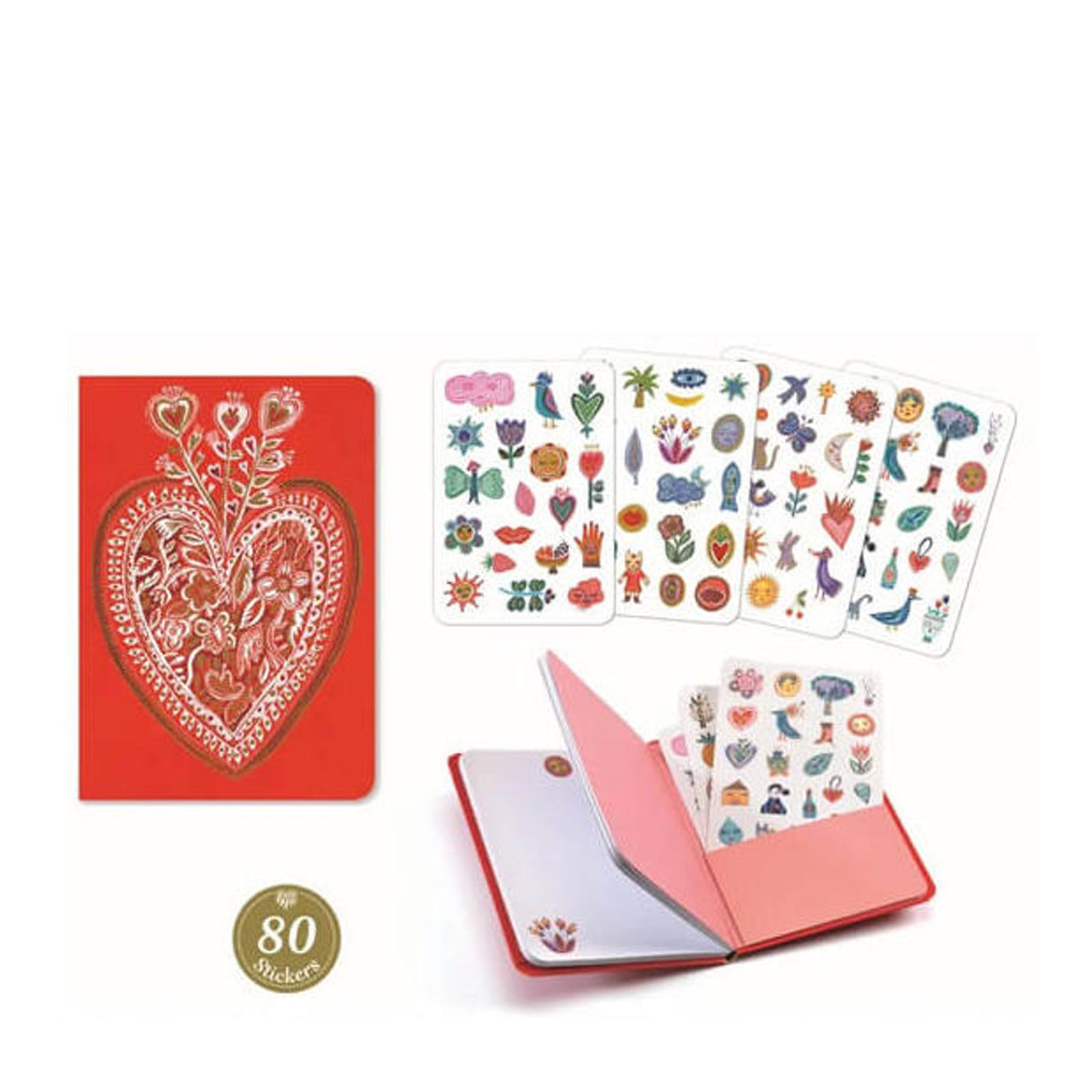 Notebook and Stickers - Aurelia