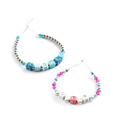 Make It Yourself Bracelets Craft Set - Alphabet Beads Silver
