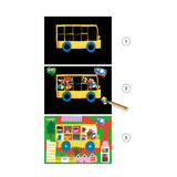 Scratch Boards - Learn About Vehicles