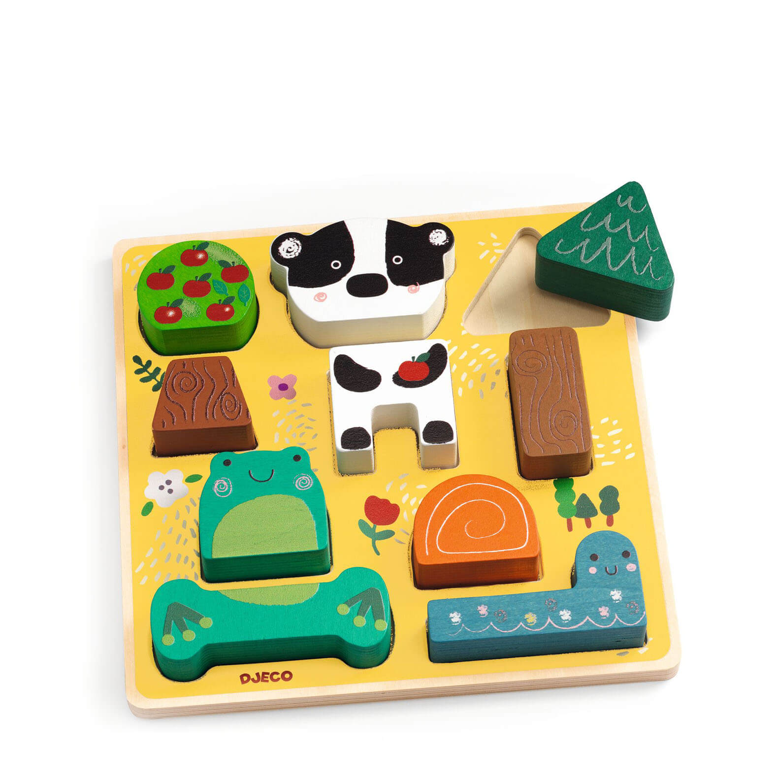 Wooden Puzzle Board - Forest Animals