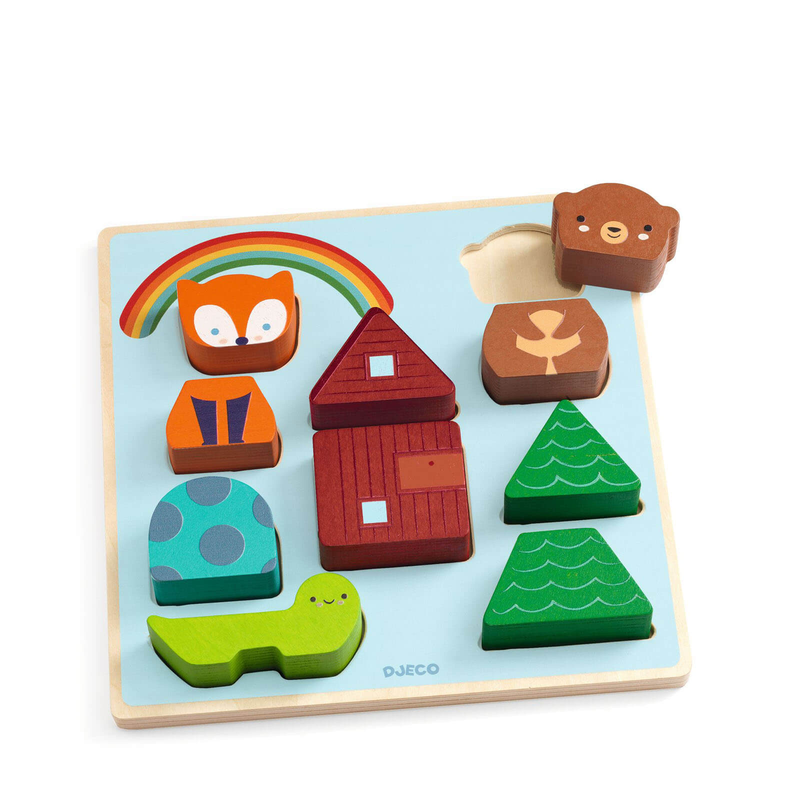 Wooden Puzzle Board - Forest Creatures