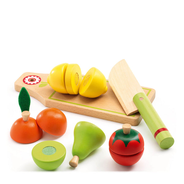 Wooden Cutting Fruits and Vegetables