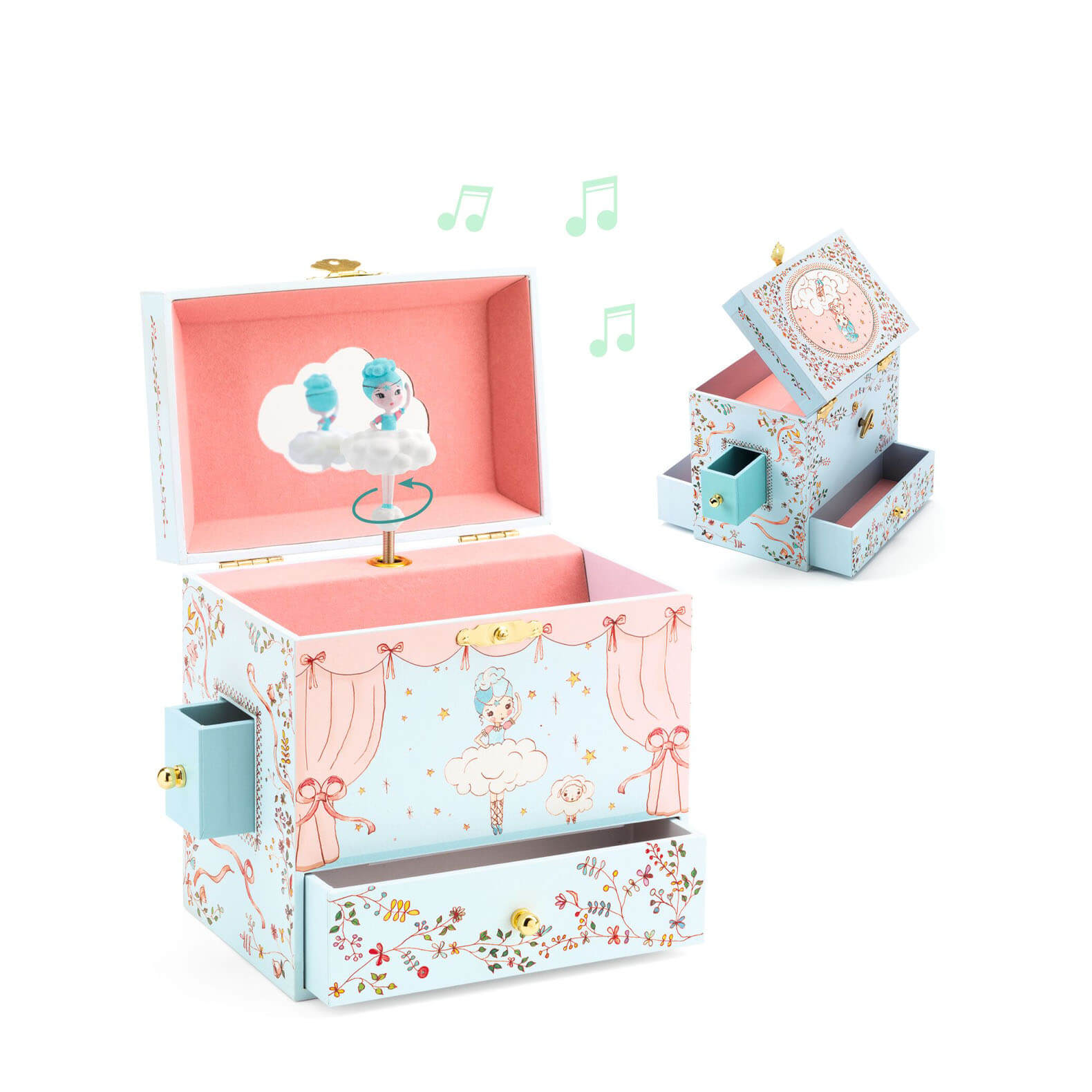 Music Jewellery Box - Ballerina On Stage