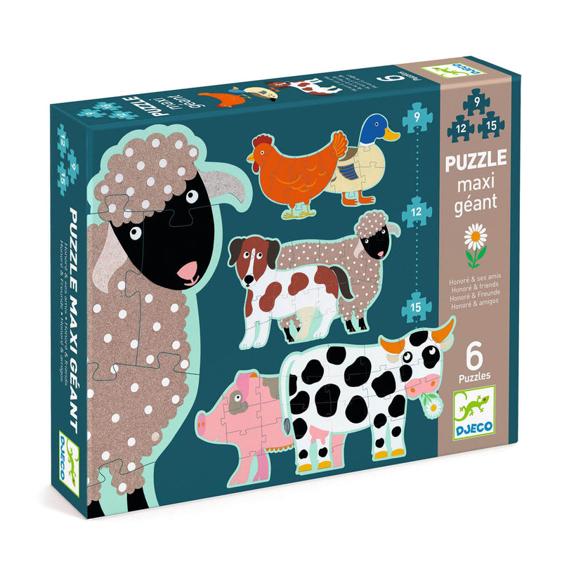 Progressive Large Puzzles - Honore and Friends
