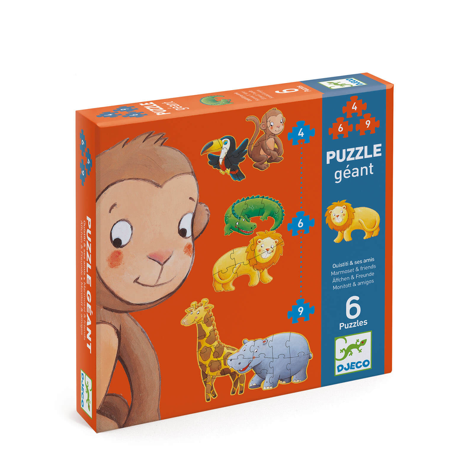 Progressive Large Puzzles - Marmoset and Friends