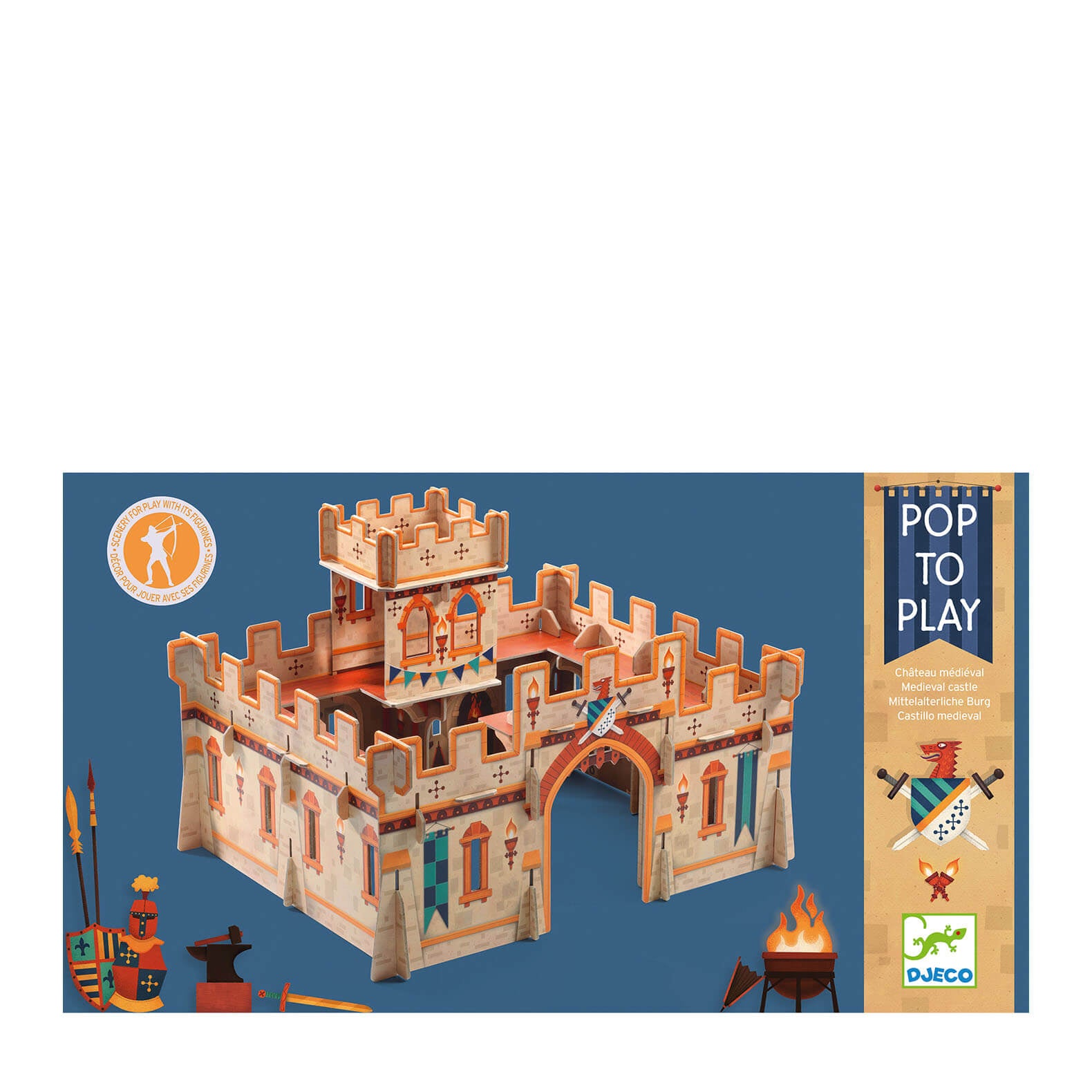 Djeco Pop To Play Medieval Castle – Small Kins