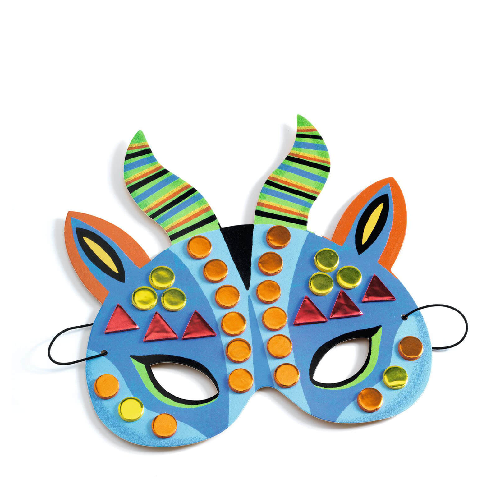 Do It Yourself Mosaics Craft Set - 8 Jungle Animal Masks