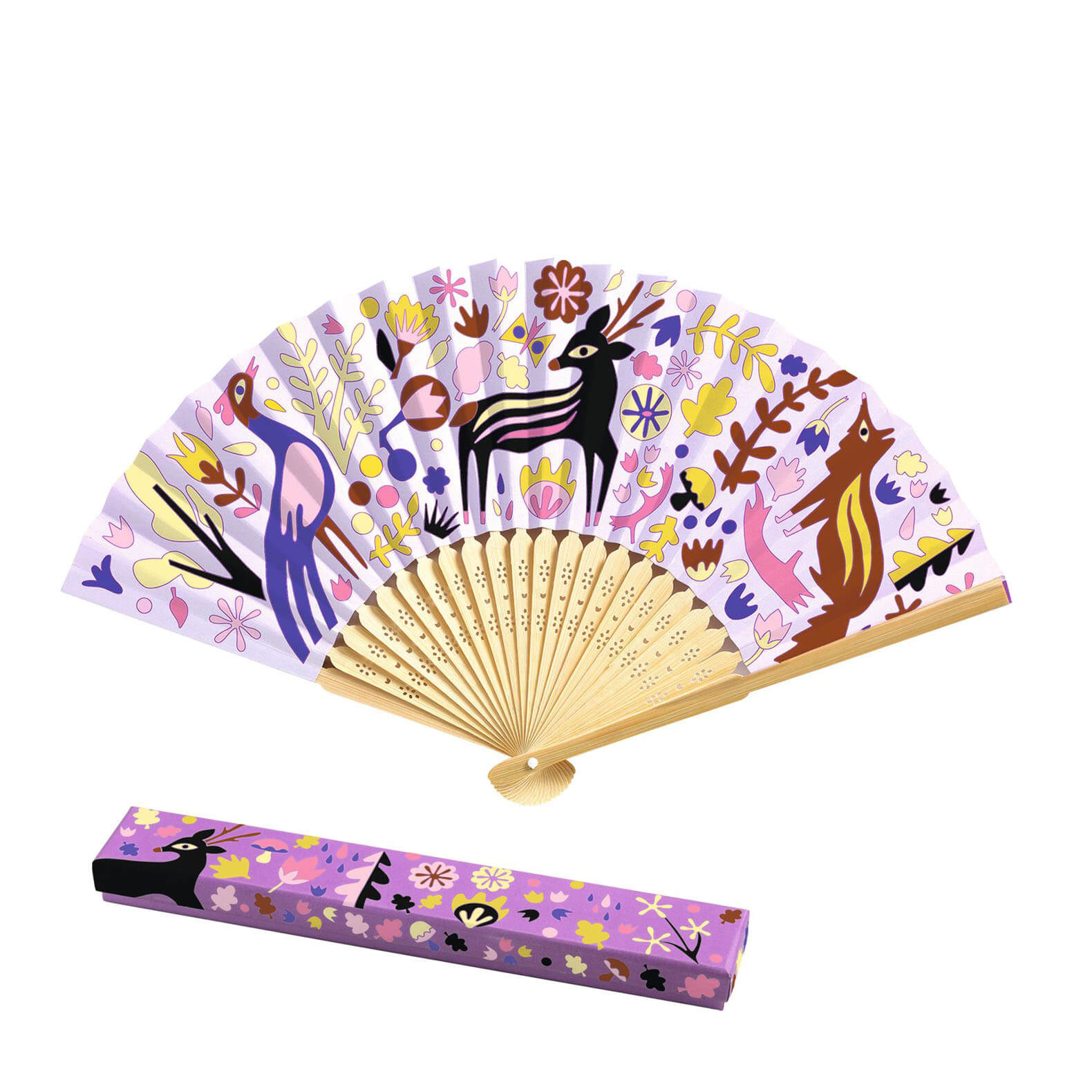 Colour In Craft Set - Woodland Fan