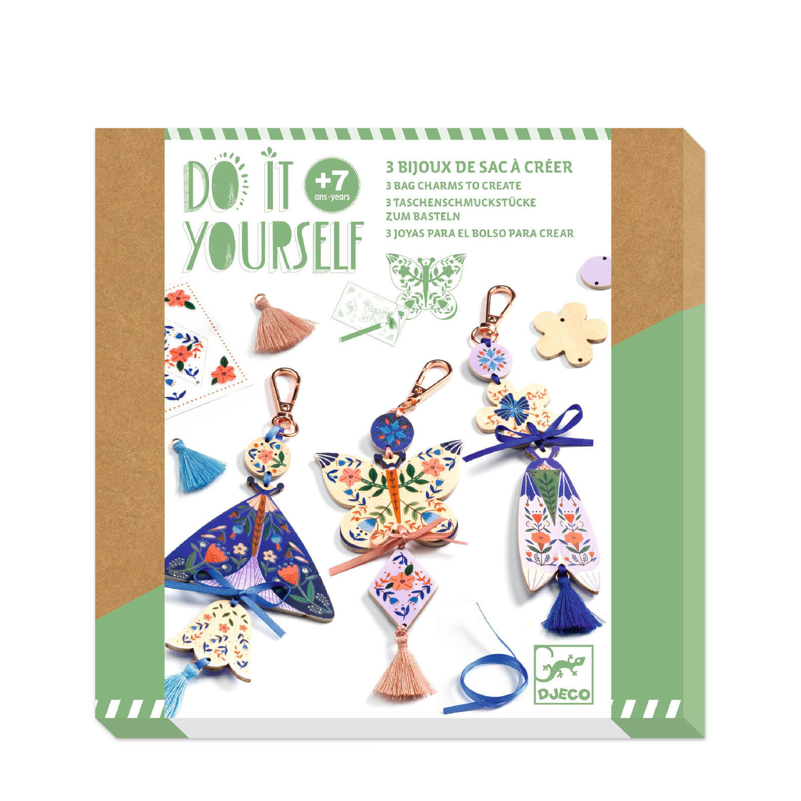 Do It Yourself Craft Set - Butterfly Bag Charms