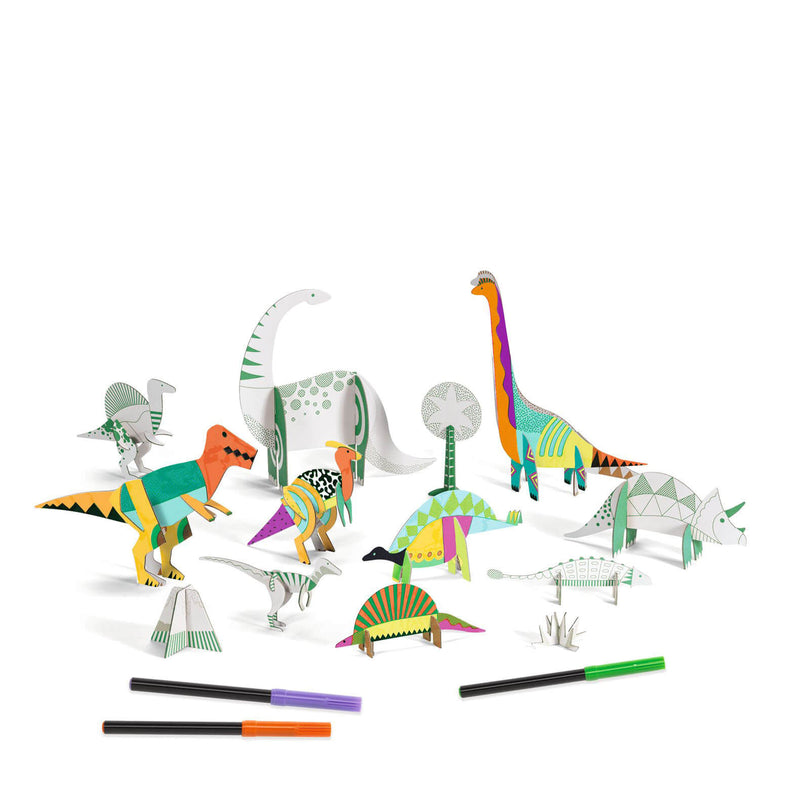 Colour Assemble Play Craft Set - Dinosaurs