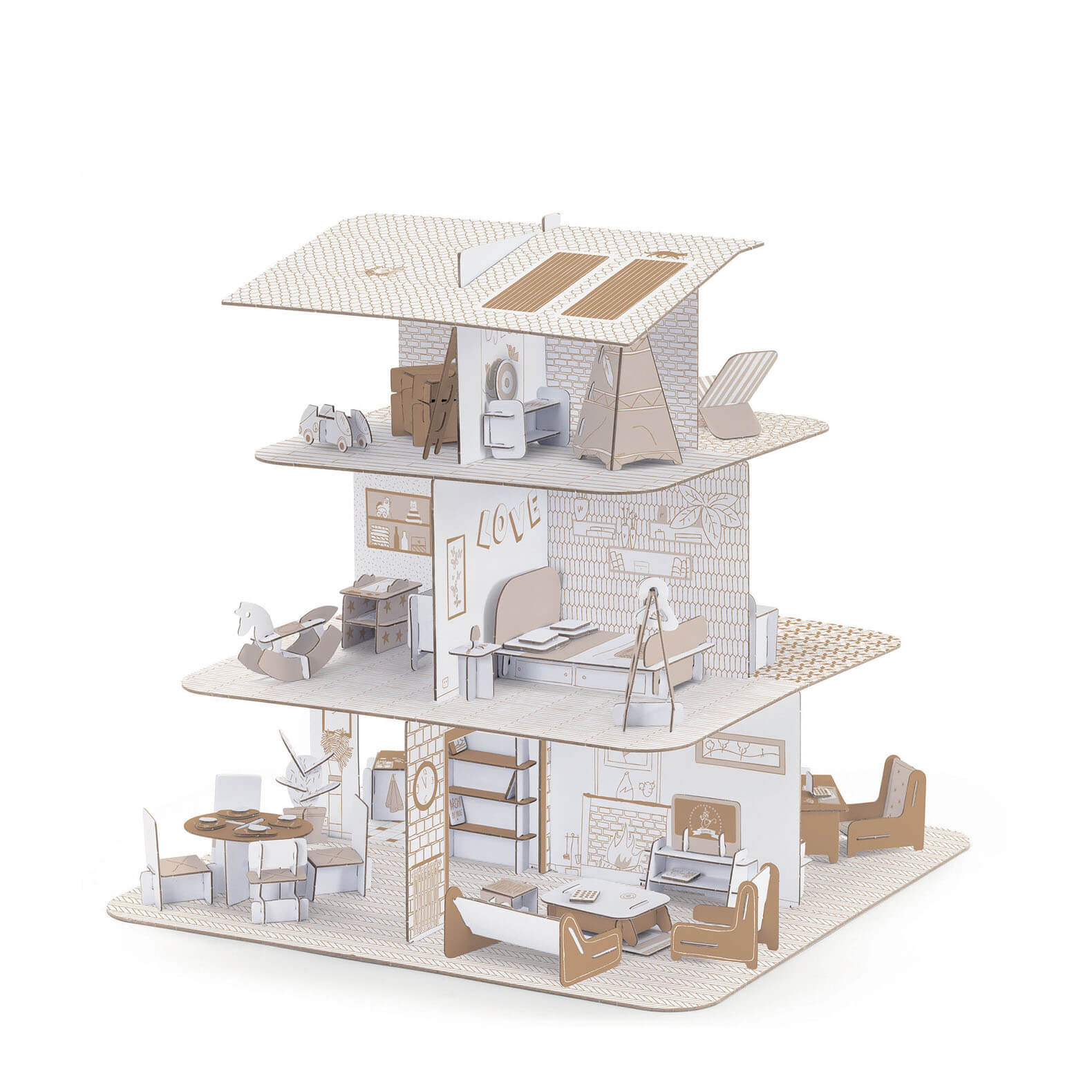 Colour Assemble Play Craft Set - Doll’s House