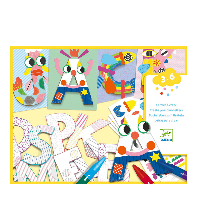 Colouring Collage Craft Set - Letters