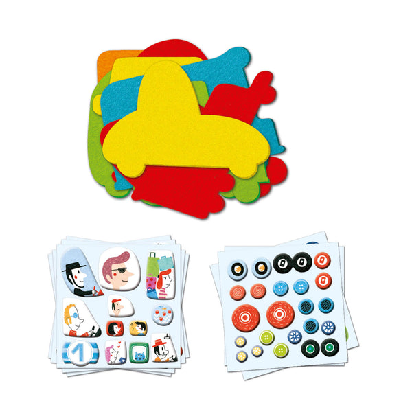 Stickers Collage Craft Set - I Love Cars