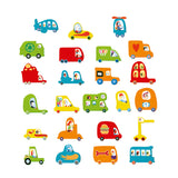 Stickers Collage Craft Set - I Love Cars