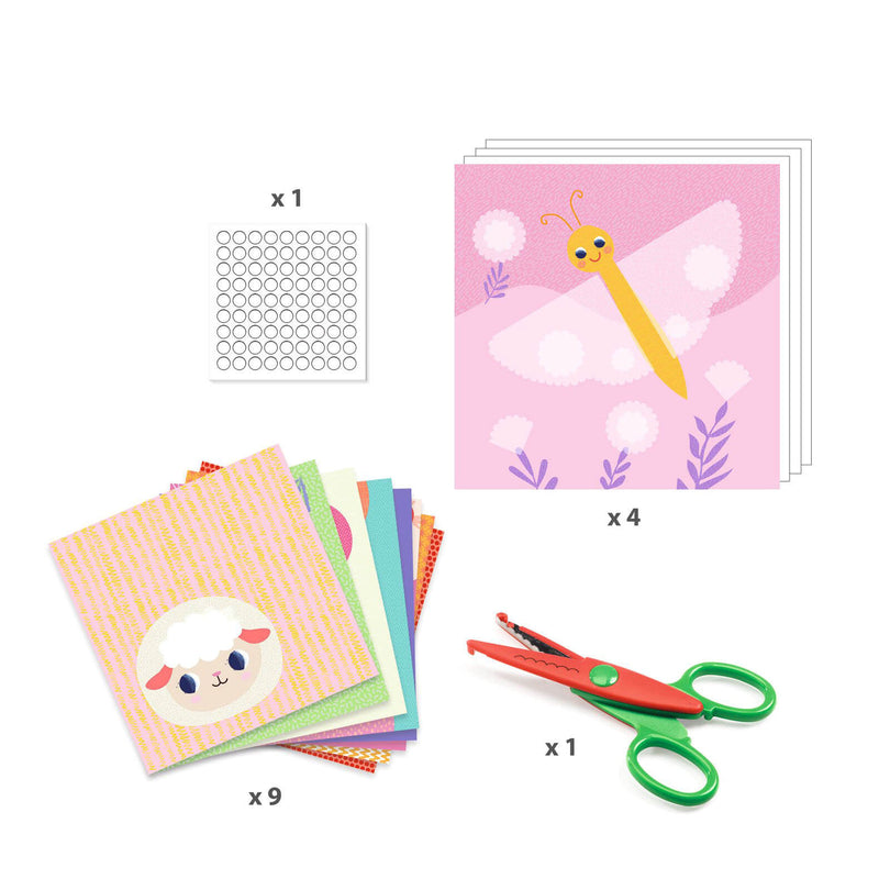 Paper Collage Craft Set - Crinkle Cutting