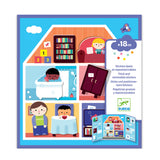 Easy To Peel Sticker Play Board - House