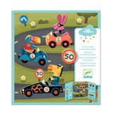 Easy To Peel Sticker Play Board - Cars