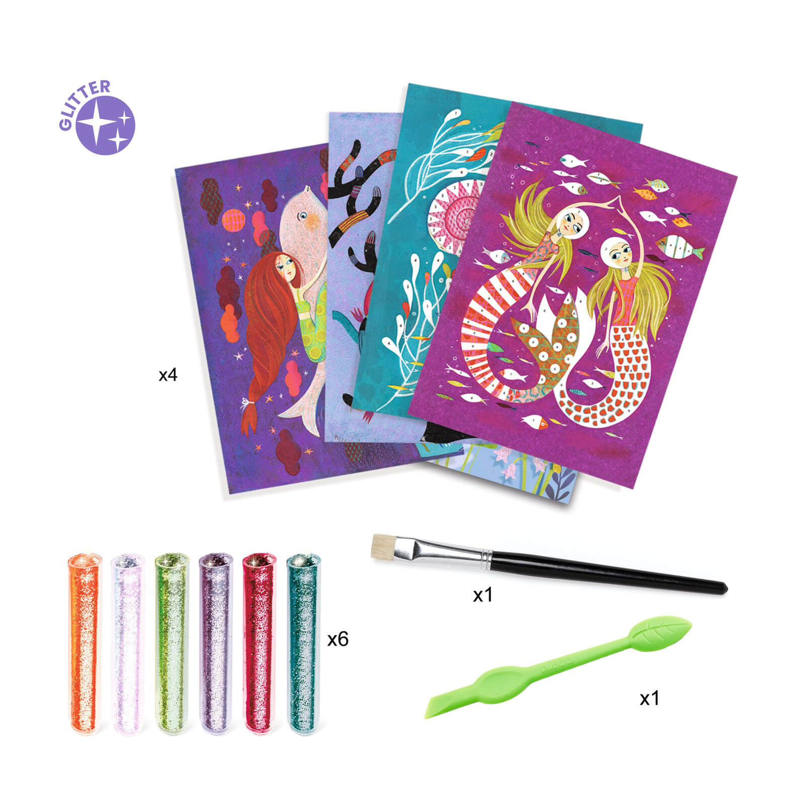 Glitter Craft Set - Mermaids Lights