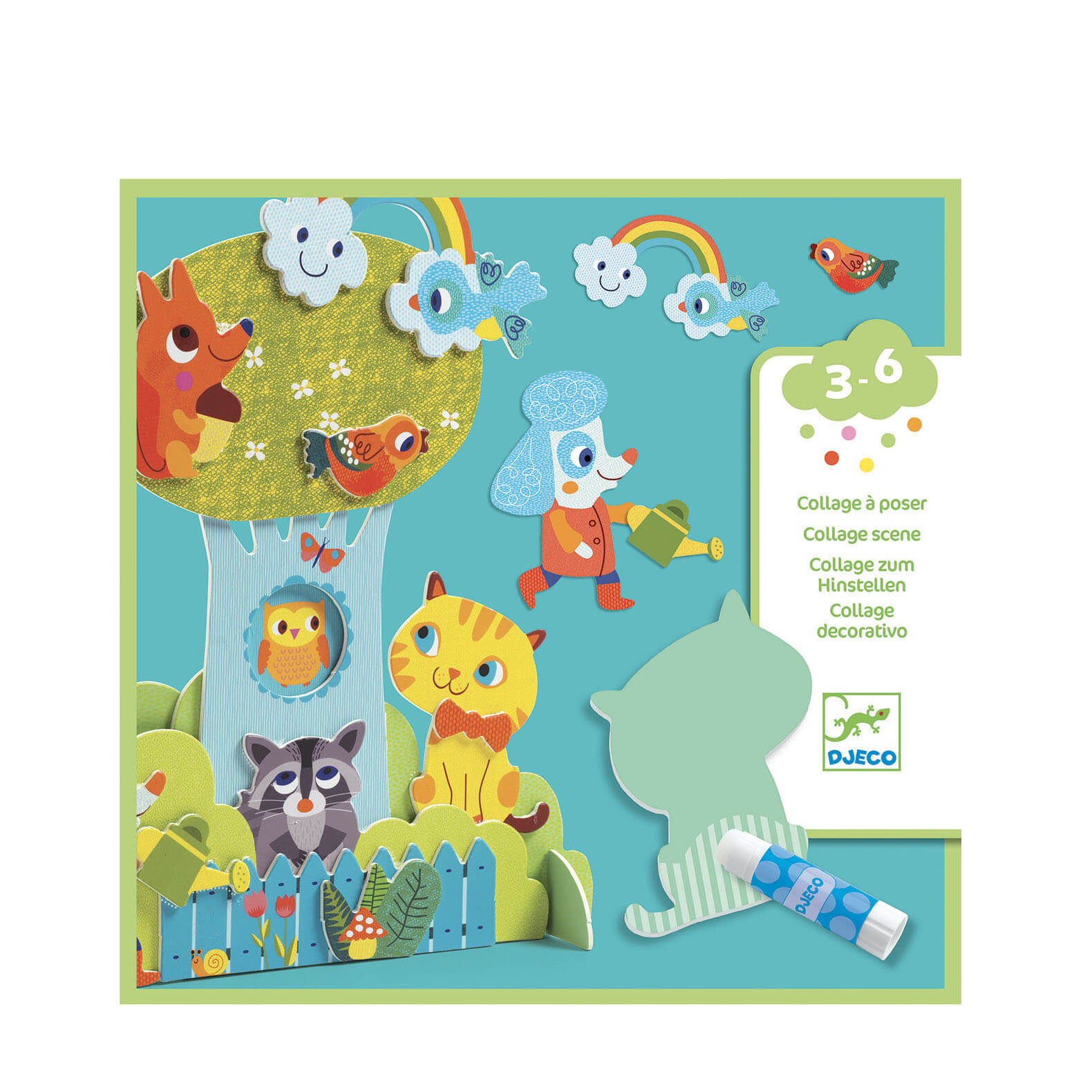 Collage Craft Set - Garden Pals