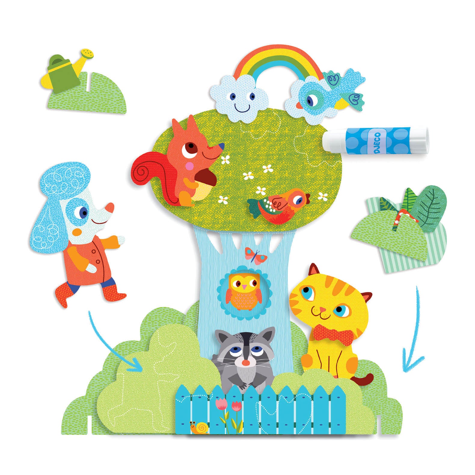 Collage Craft Set - Garden Pals