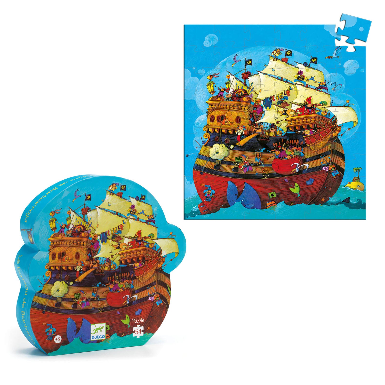 Silhouette 54 Piece Puzzle - Barbarossas Boat