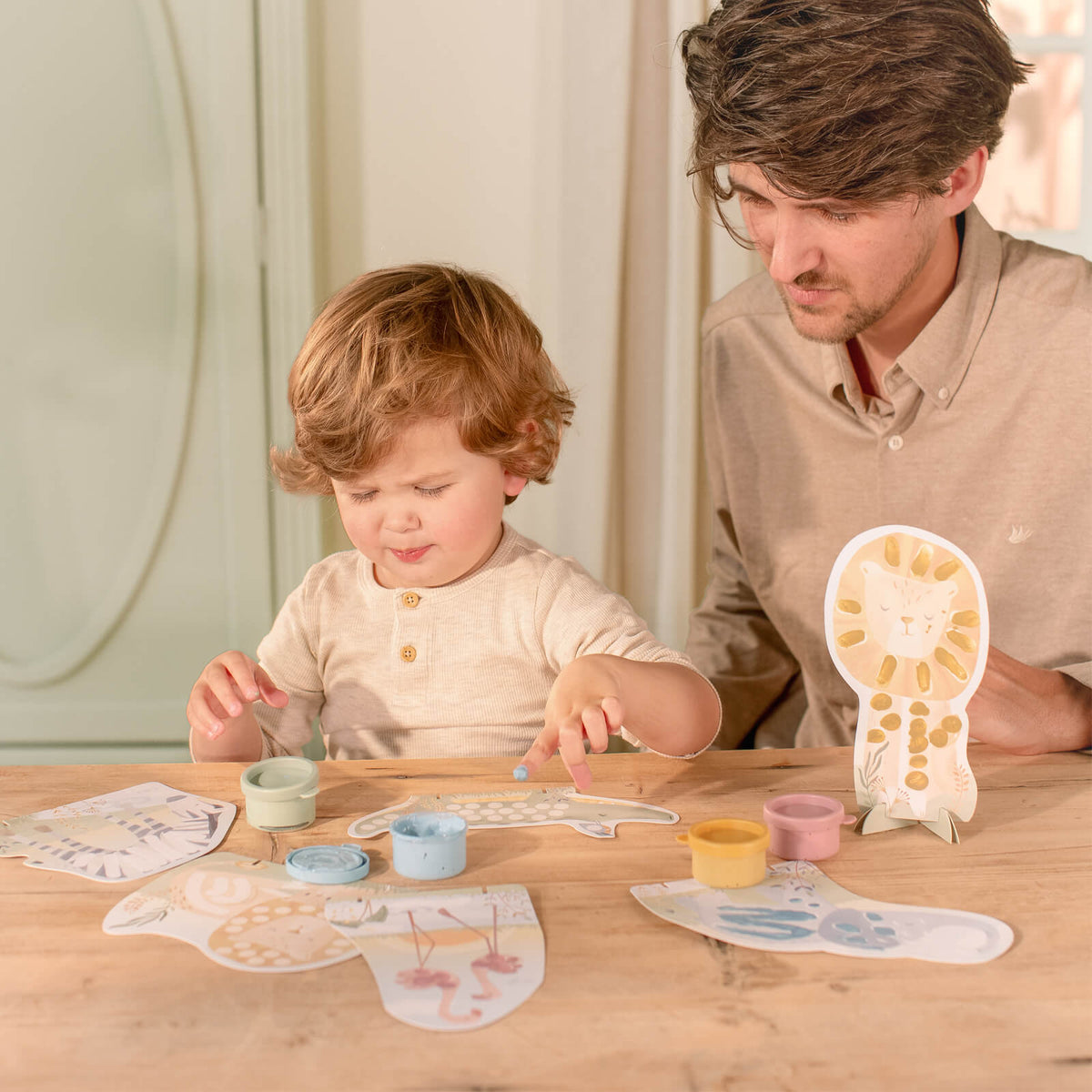 Finger painting Set - Safari Friends