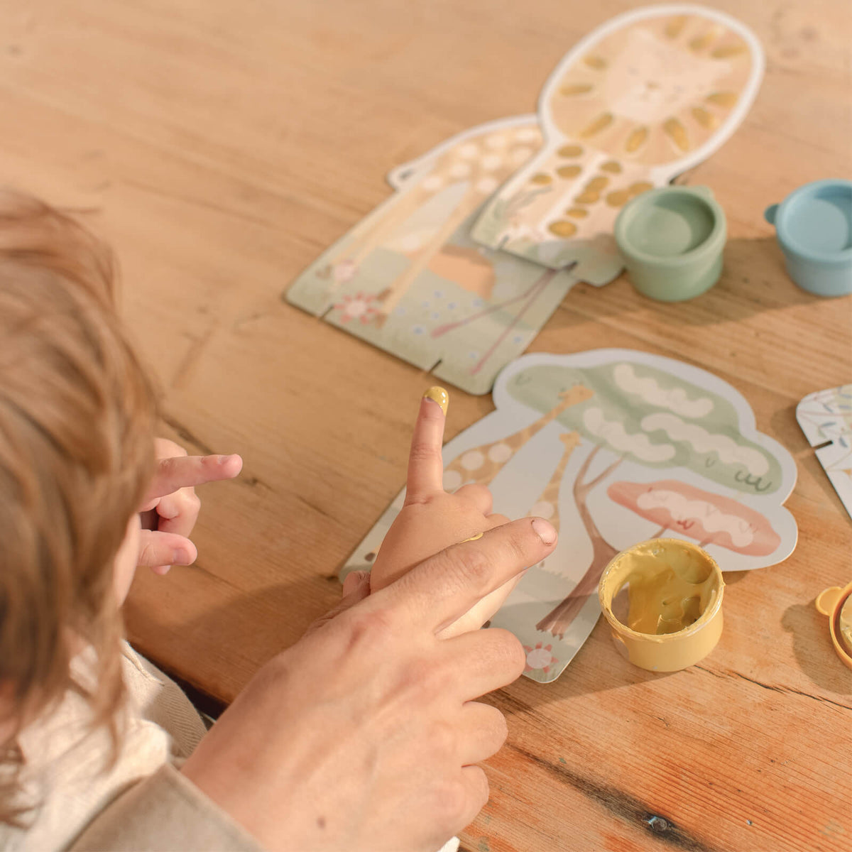 Finger painting Set - Safari Friends