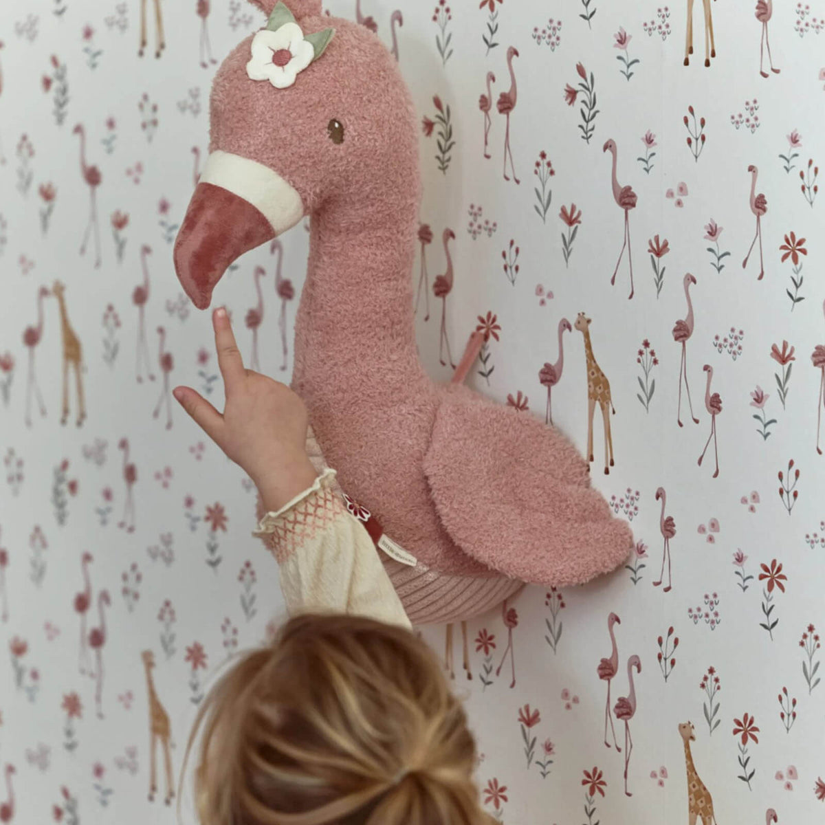 Wall Decoration Animal Head - Flamingo