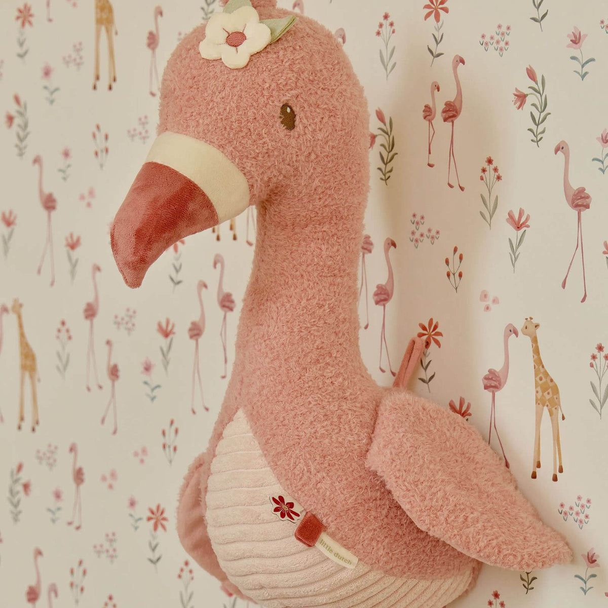 Wall Decoration Animal Head - Flamingo