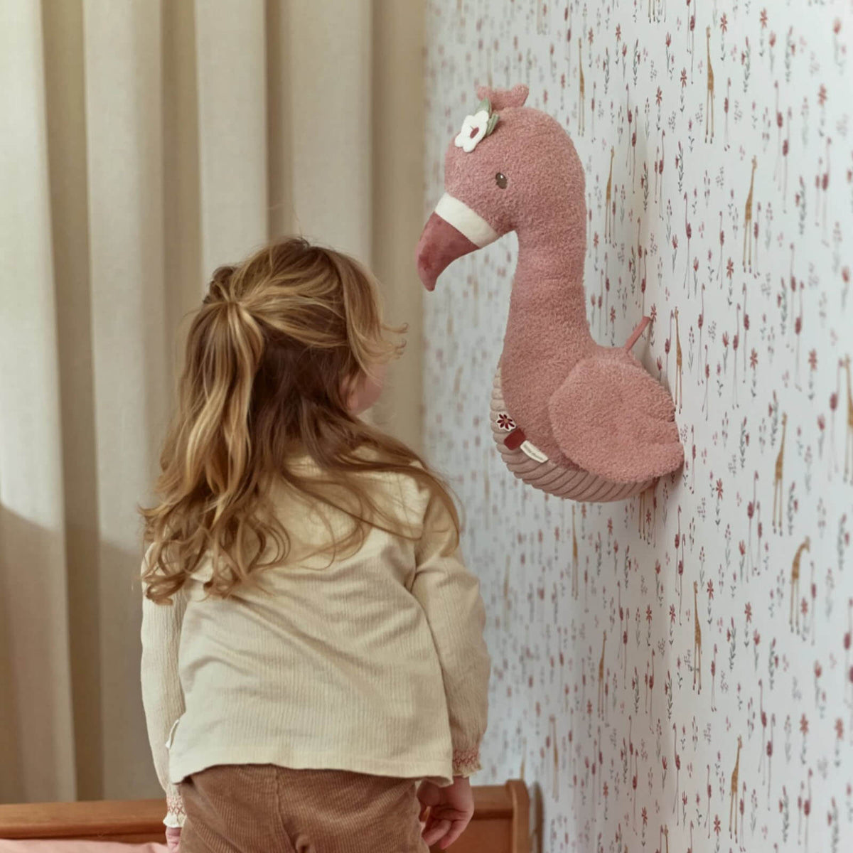 Wall Decoration Animal Head - Flamingo