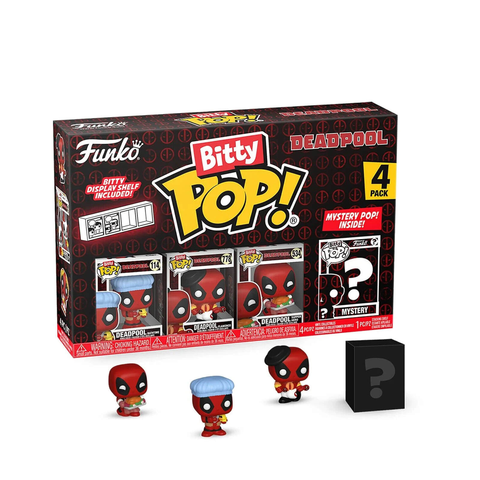 Bitty Pop! 4 Pack Deadpool - Series 2