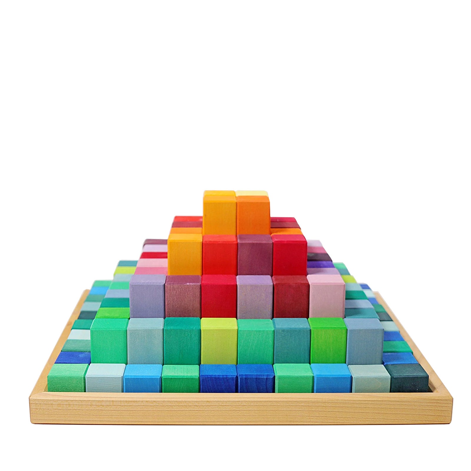 Large Stepped Pyramid Stacking Blocks