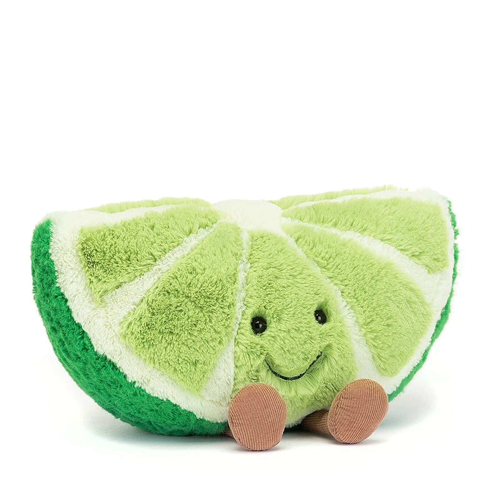 Jellycat Amuseable Slice Of Lime Soft Teddy Toy Small Kins
