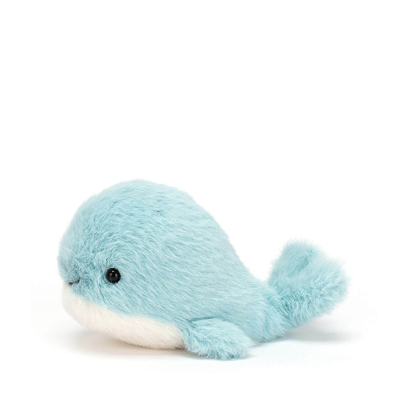 Jellycat Fluffy Whale Soft Teddy Toy – Small Kins