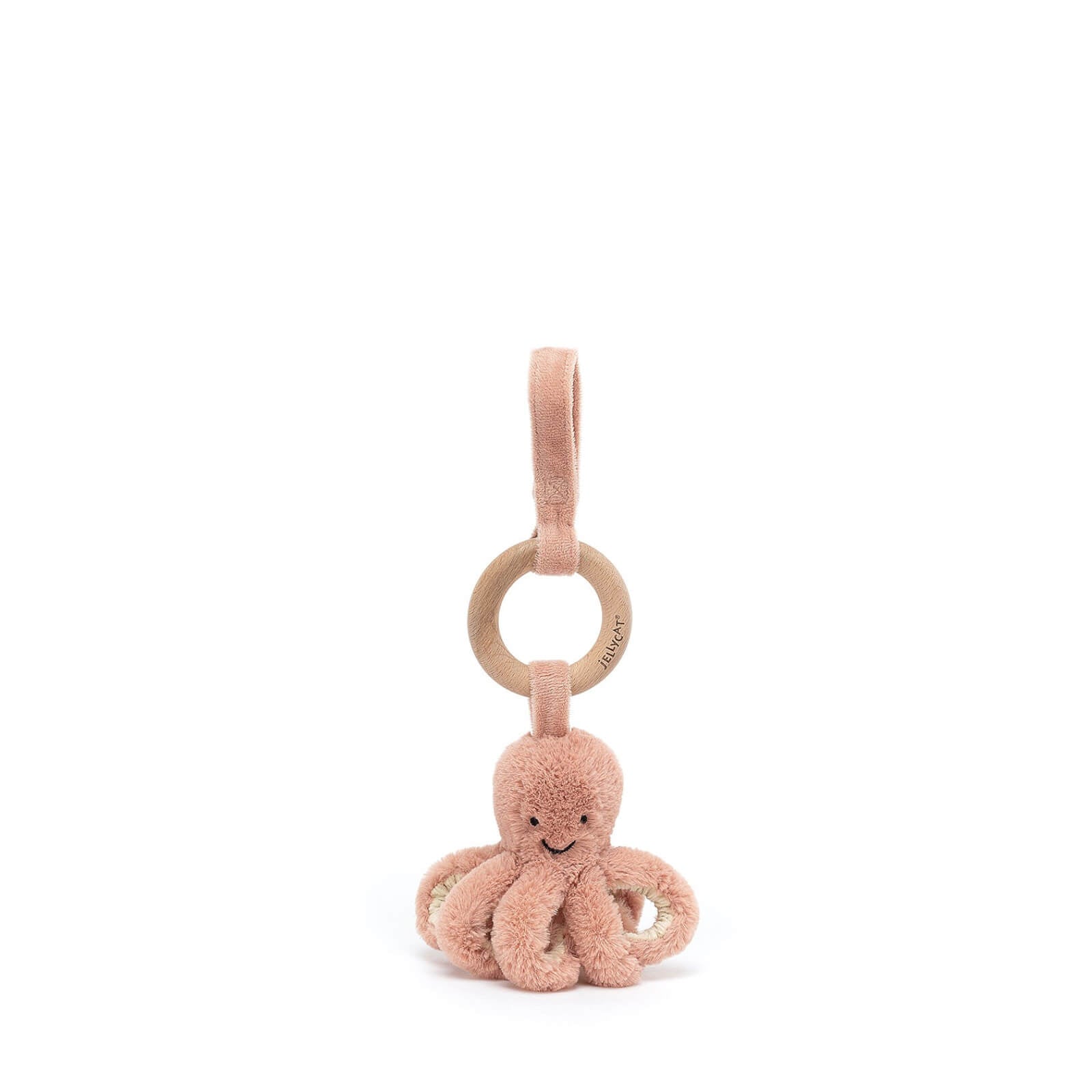 Odell Octopus Wooden Ring Toy