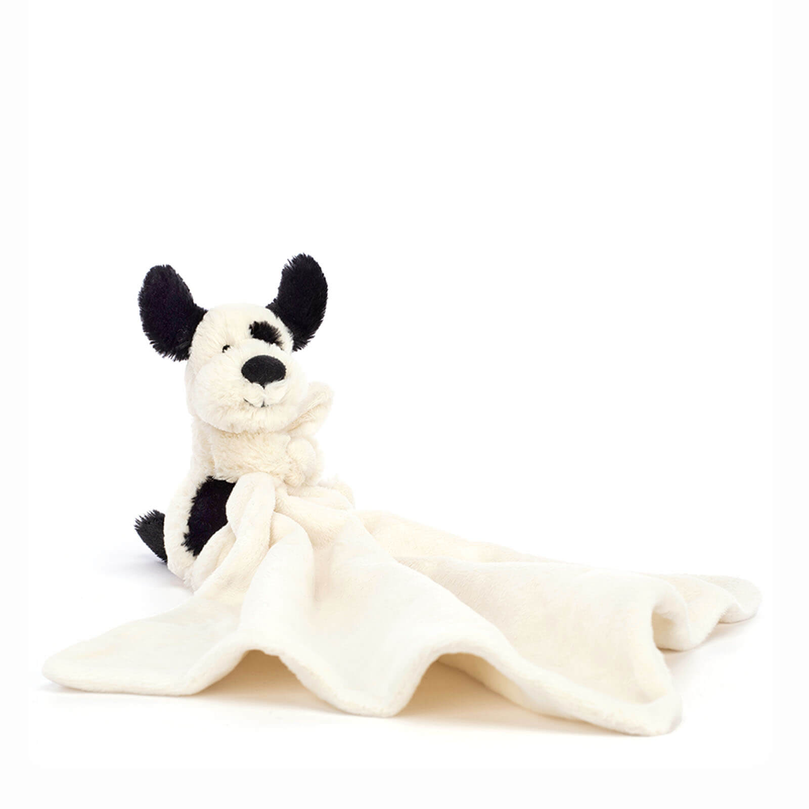 Bashful Black and Cream Puppy Soother